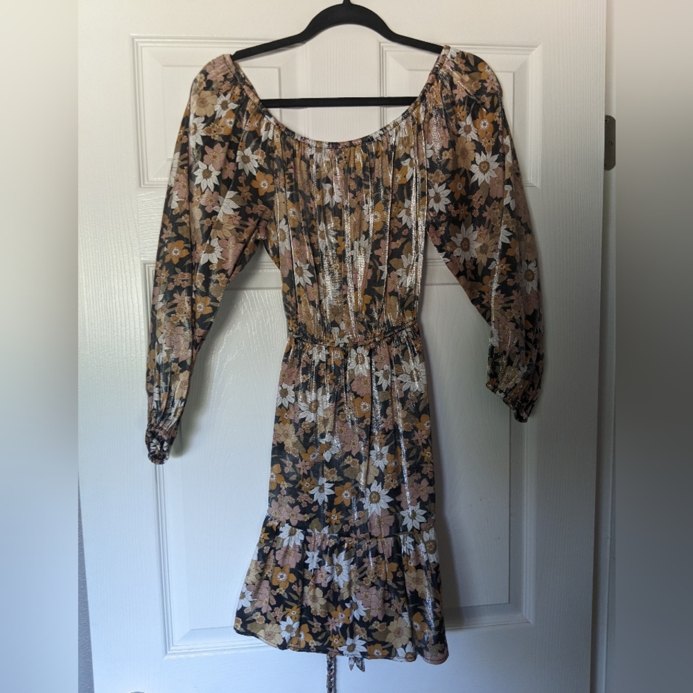 Floral multi color dress